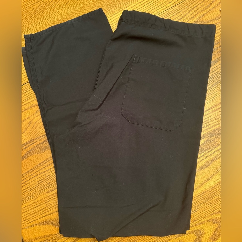 Rx Gear Unisex Black Drawstring Scrub Pants